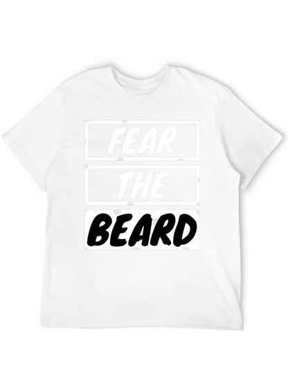 Fear the Beard Graphic Tee - Mens Black T-Shirt