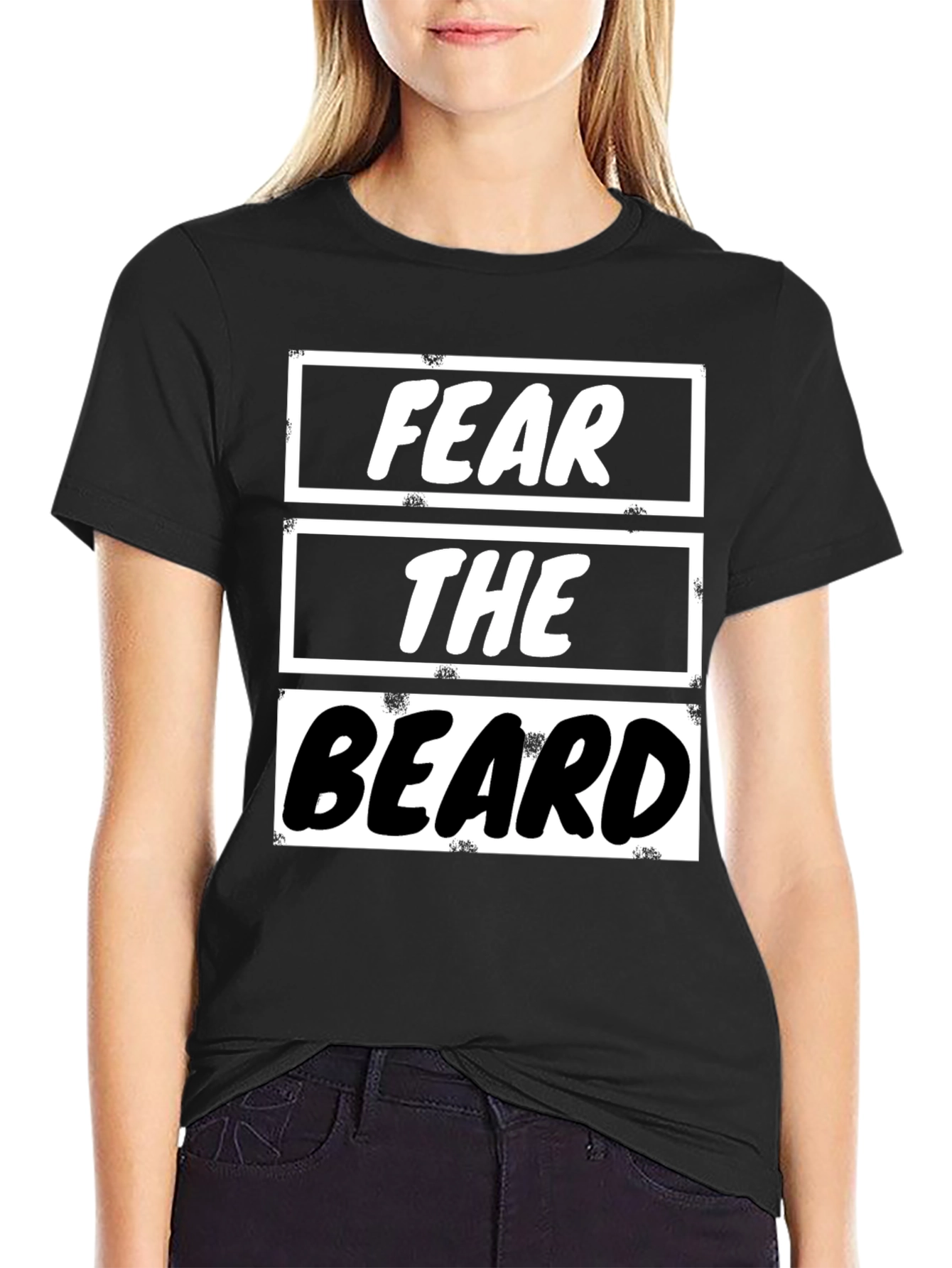 Fear the Beard Graphic Tee - Mens Black T-Shirt