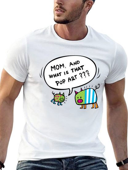 Pop Art Pigs Graphic T-Shirt - Funny & Stylish