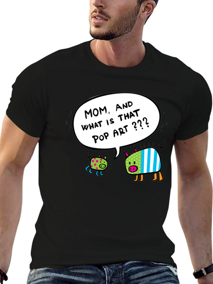 Pop Art Pigs Graphic T-Shirt - Funny & Stylish