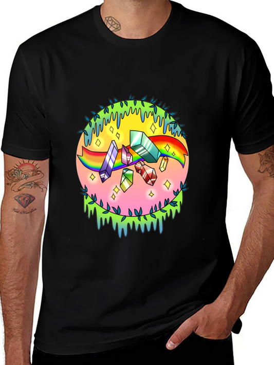Crystal Rainbow Graphic Tee