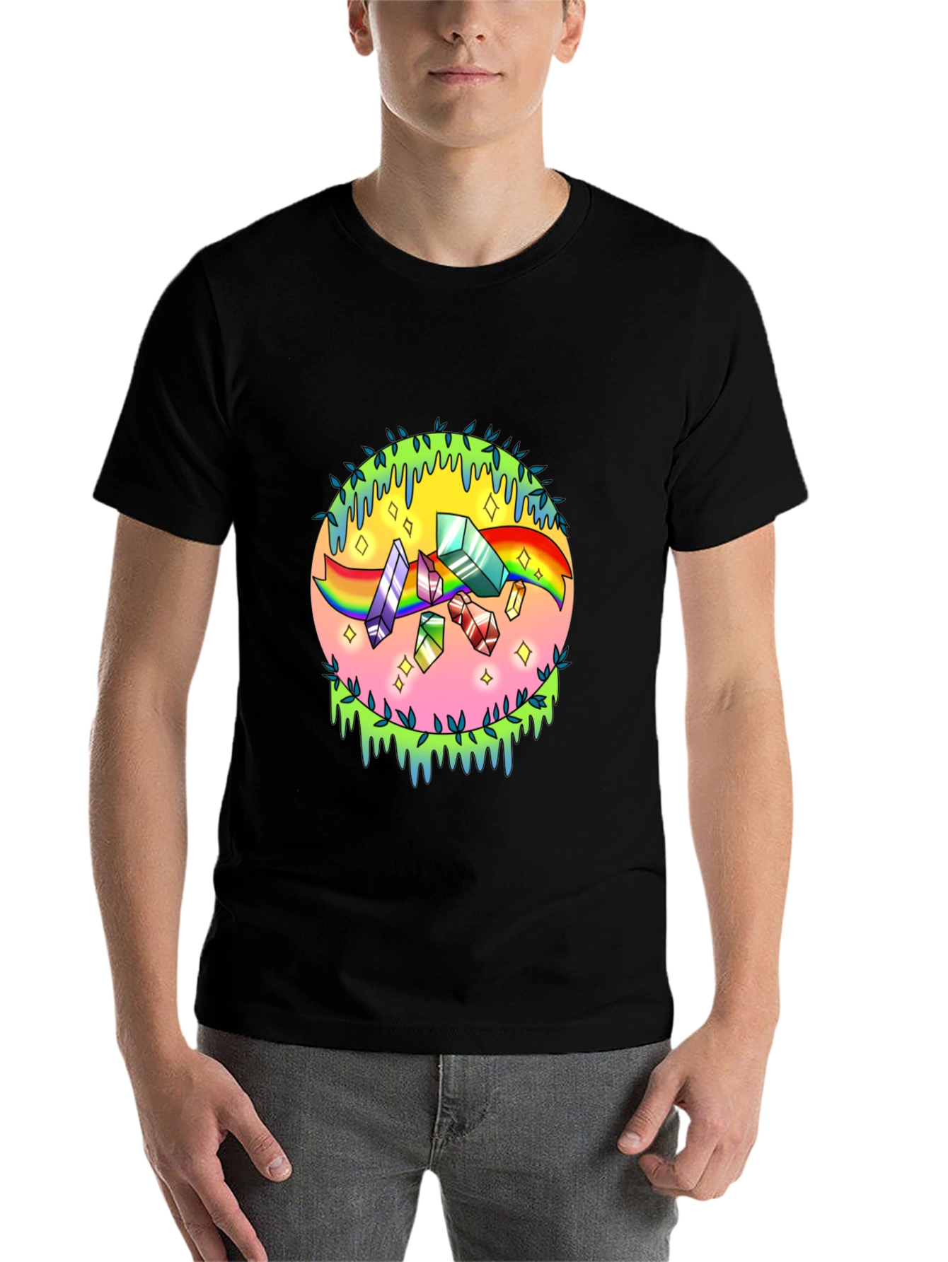 Crystal Rainbow Graphic Tee