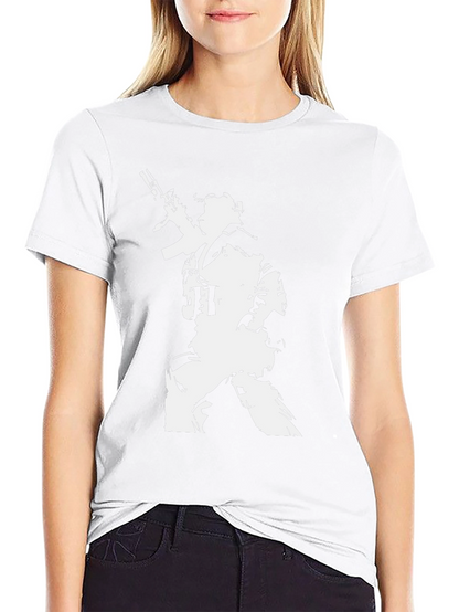 Tactical Soldier Graphic Tee - Black