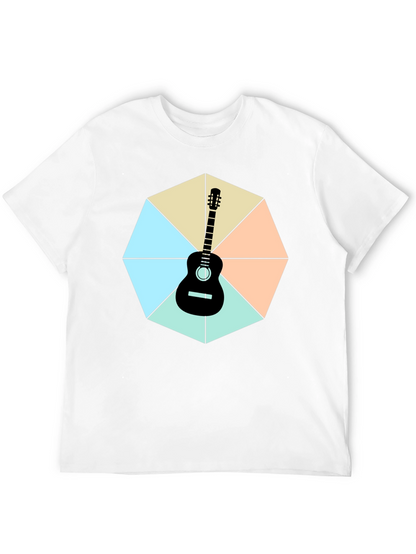Guitar Geometric Graphic Tee