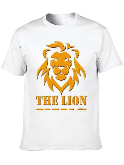 The Lion Graphic Tee - Bold Black T-Shirt