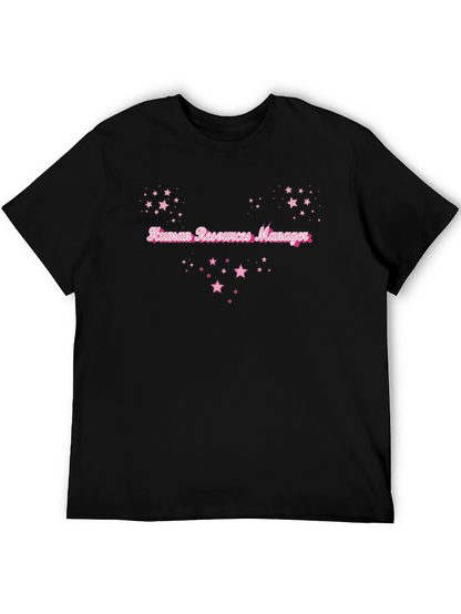 HR Manager Starry T-Shirt - Black