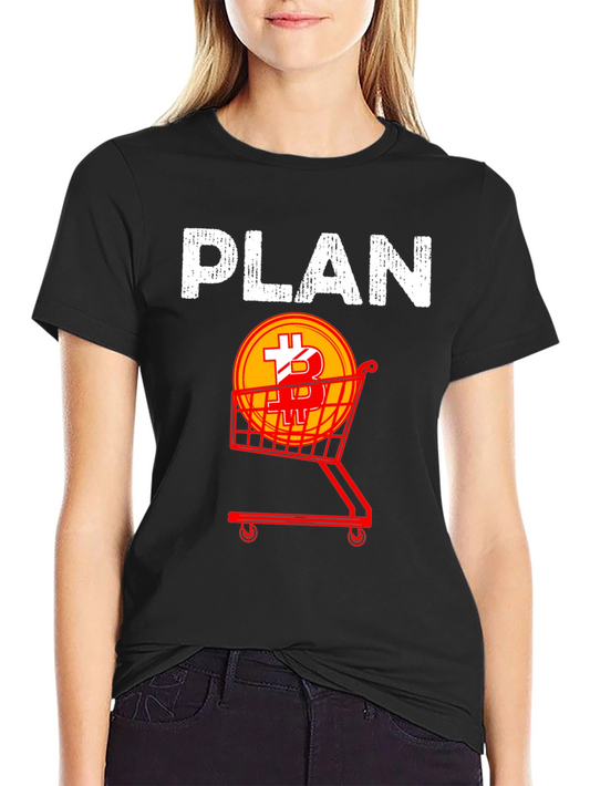 Bitcoin Shopping Plan Graphic Tee