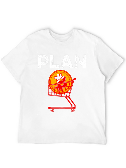 Bitcoin Shopping Plan Graphic Tee