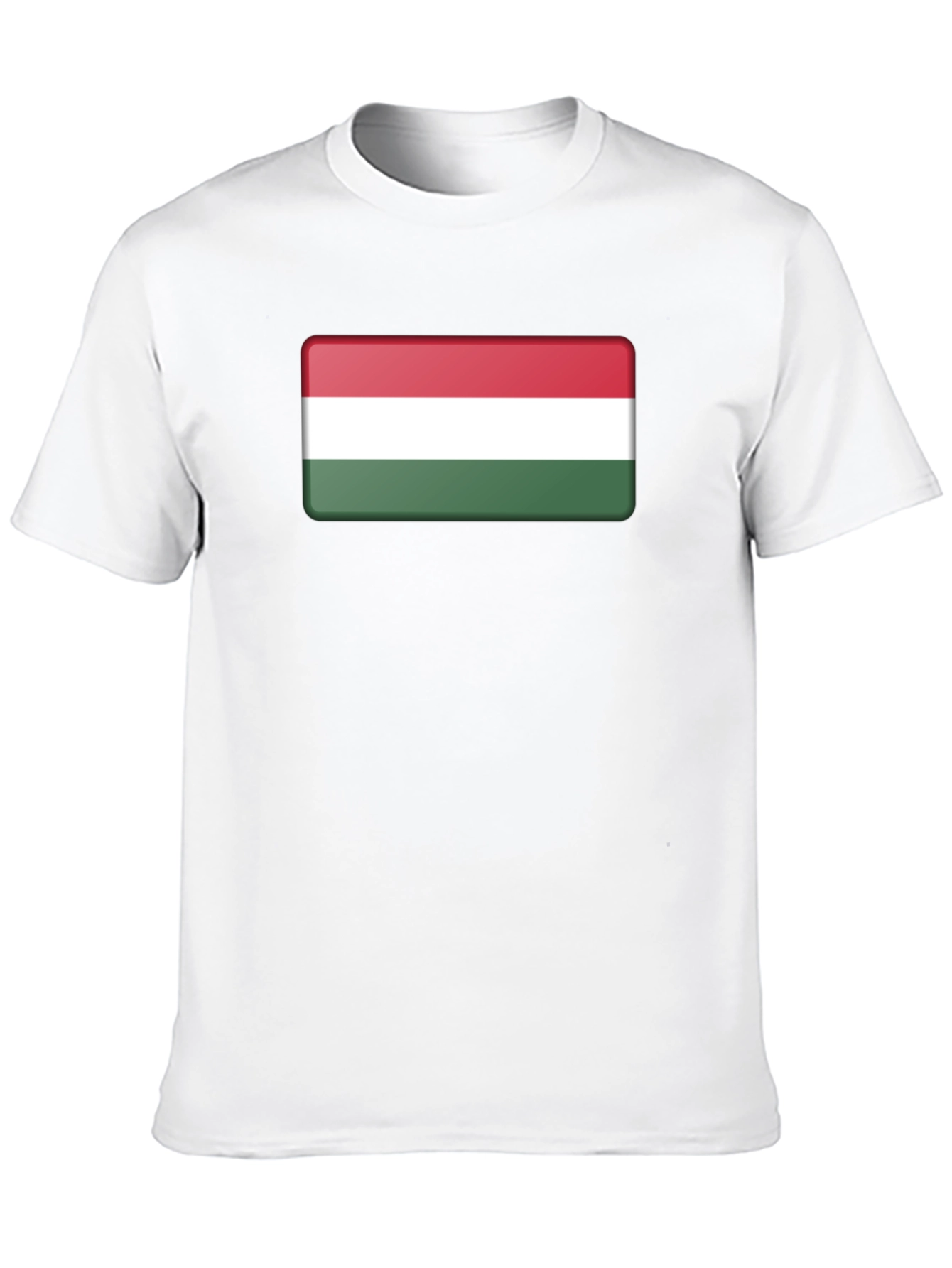 Hungary Flag T-Shirt - Black Casual Tee