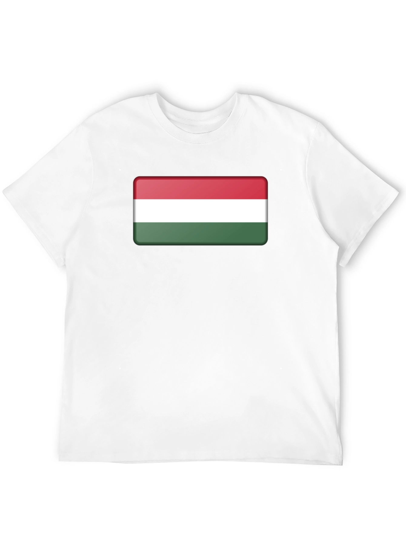 Hungary Flag T-Shirt - Black Casual Tee