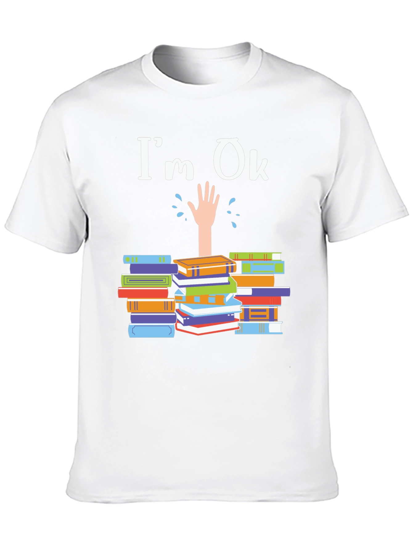 Im Ok Drowning in Books T-Shirt