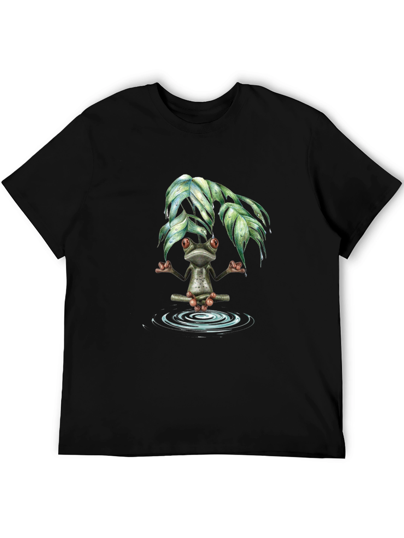 Zen Frog Meditation T-Shirt - Relax & Unwind