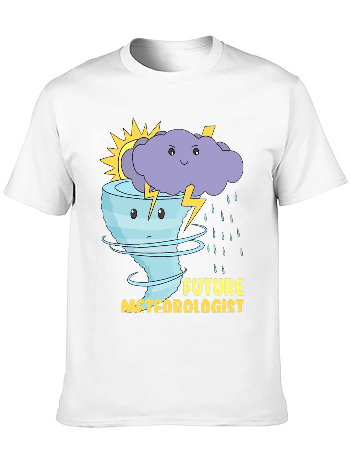 Future Meteorologist T-Shirt: Weather Cartoon Graphic Tee