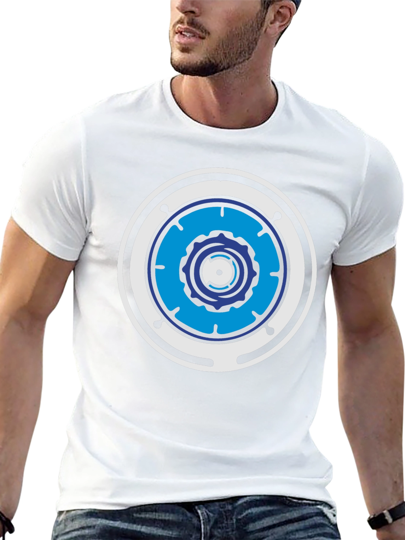 Circle Graphic T-Shirt - Casual Wear