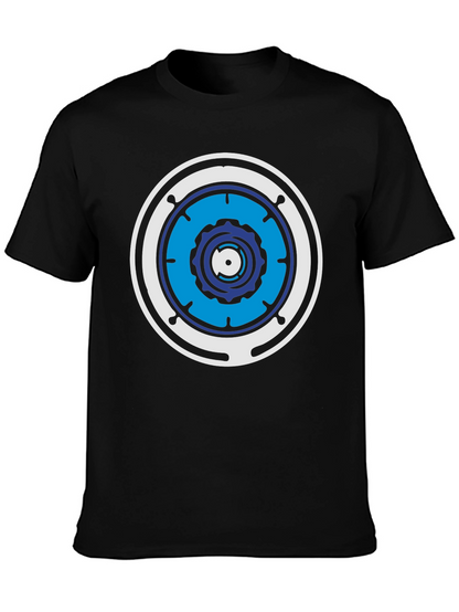 Circle Graphic T-Shirt - Casual Wear