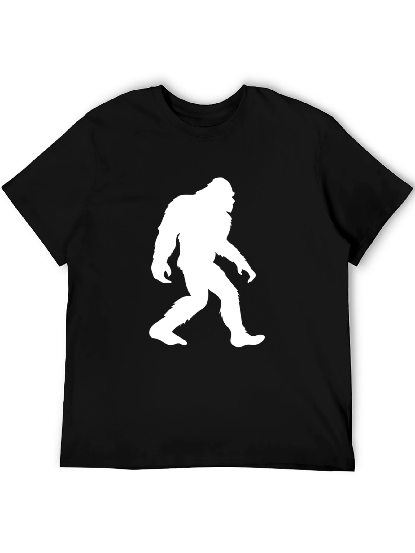 Bigfoot Graphic Tee - Black Cotton T-Shirt