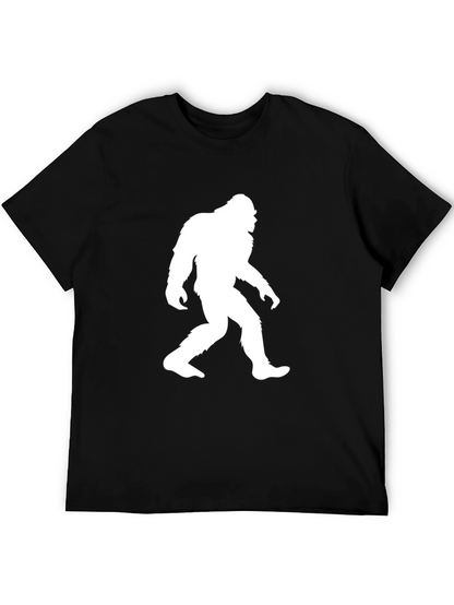 Bigfoot Graphic Tee - Black Cotton T-Shirt
