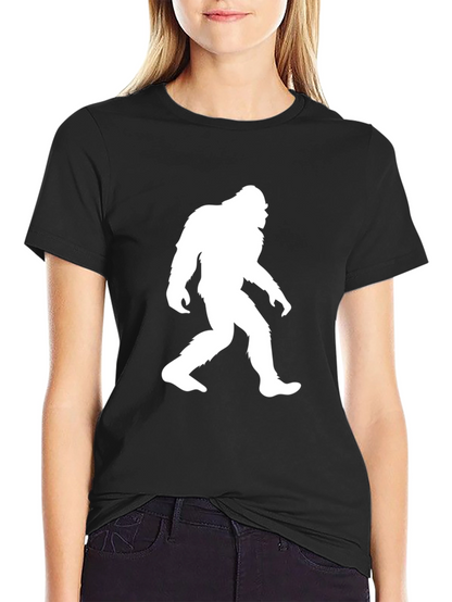 Bigfoot Graphic Tee - Black Cotton T-Shirt