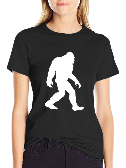 Bigfoot Graphic Tee - Black Cotton T-Shirt