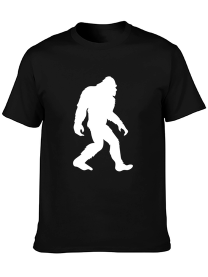 Bigfoot Graphic Tee - Black Cotton T-Shirt