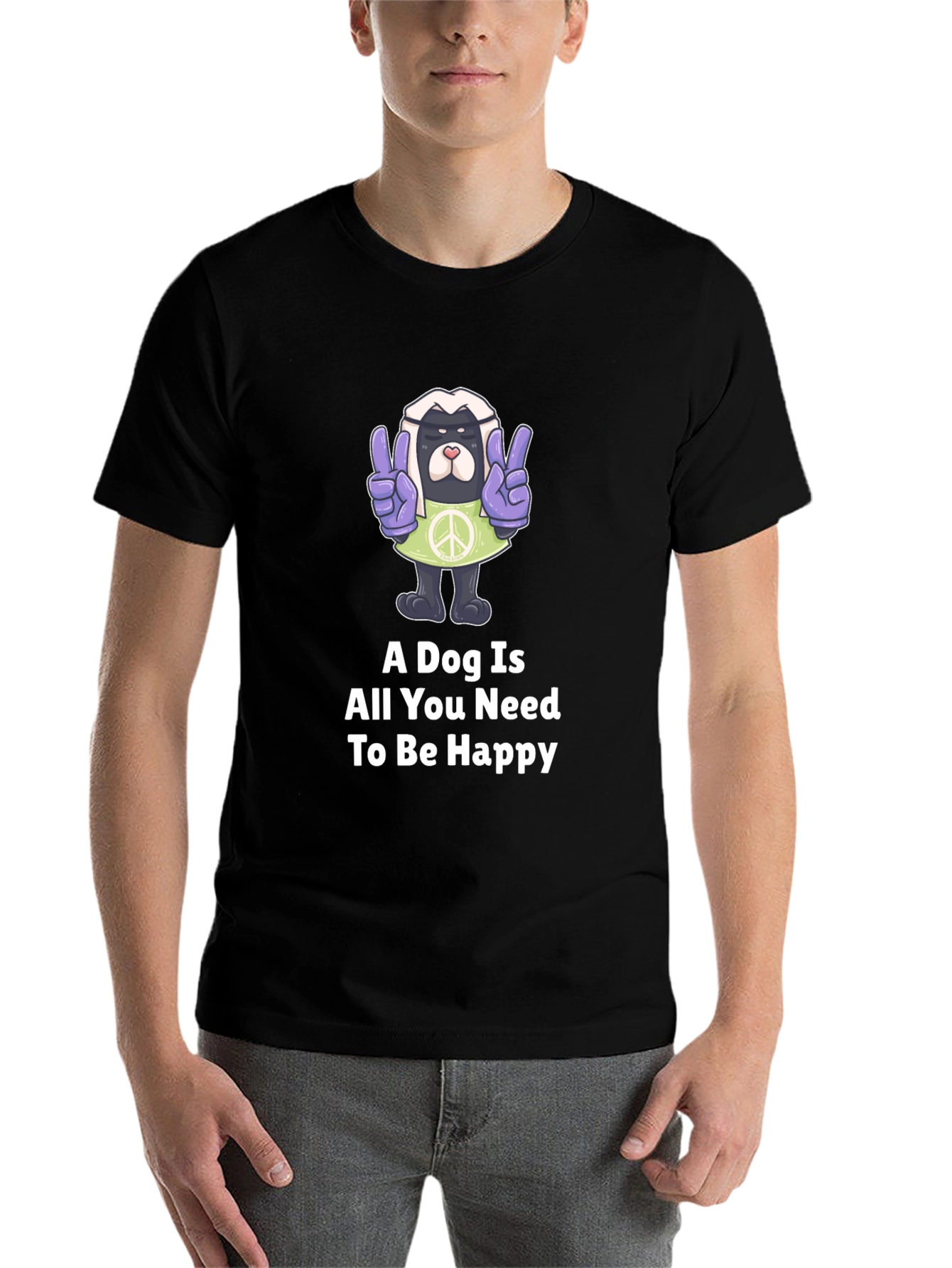 Dog Peace T-Shirt: A Dog is All You Need