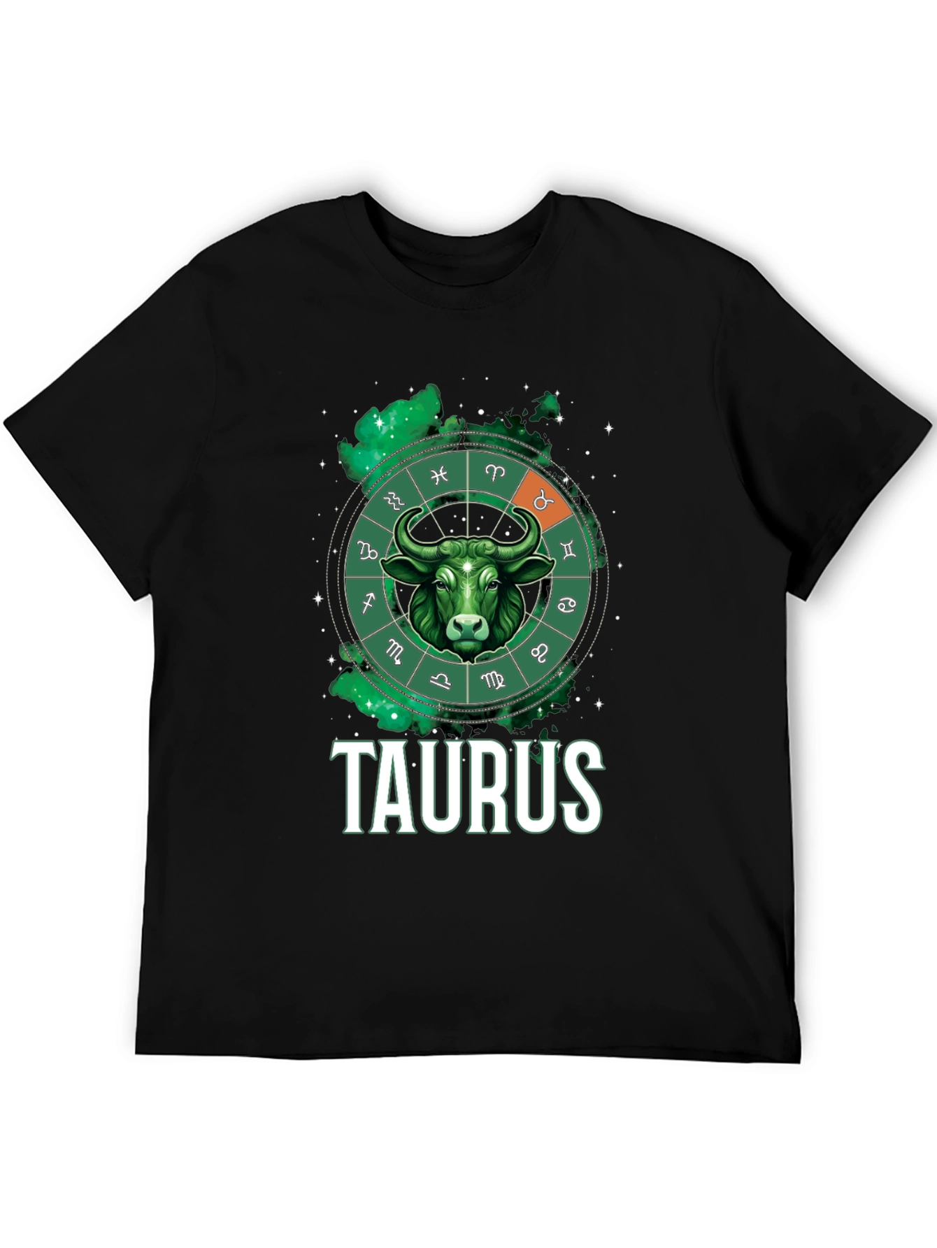 Taurus Zodiac Graphic Tee - Bull Sign T-Shirt