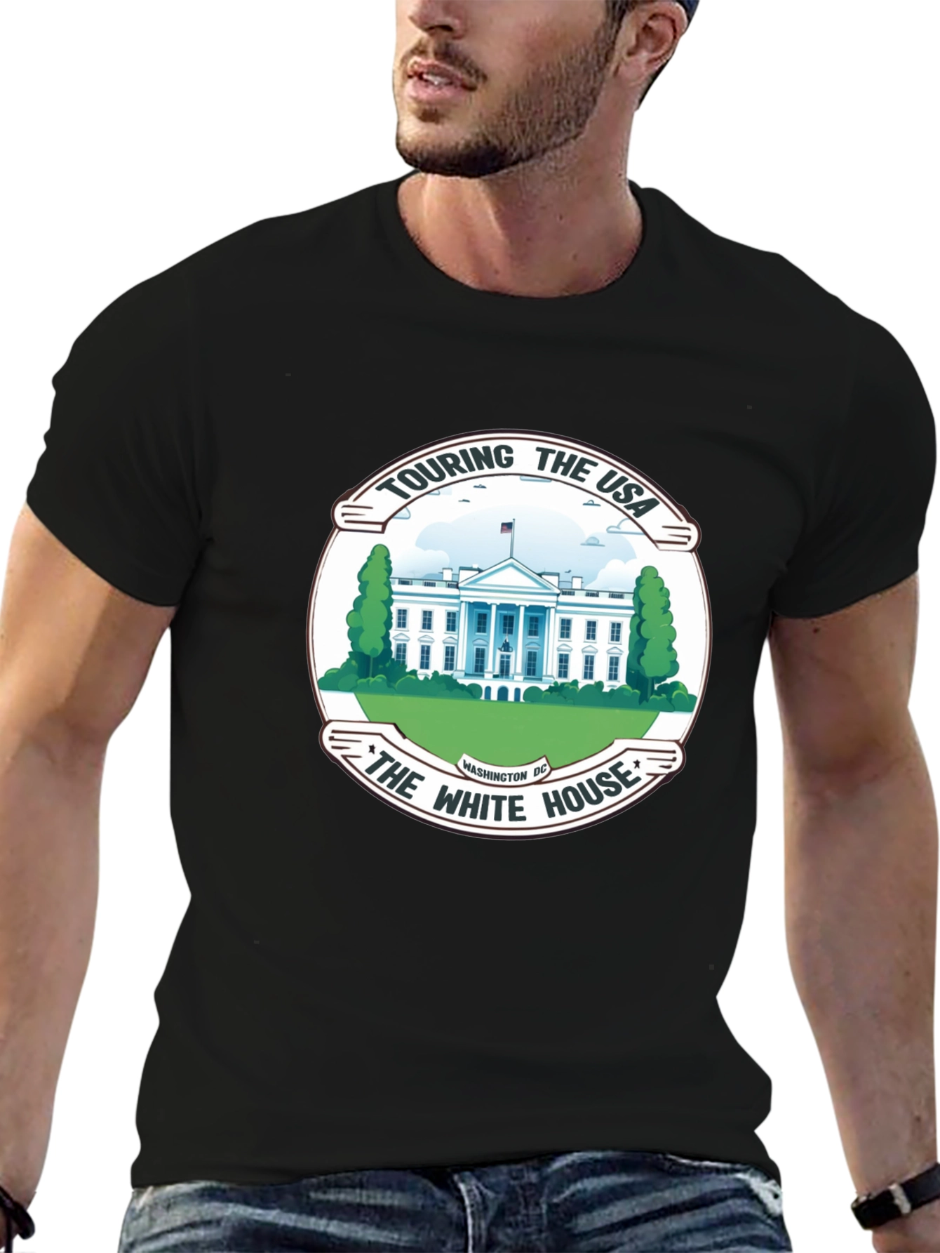 Touring the USA White House Graphic Tee