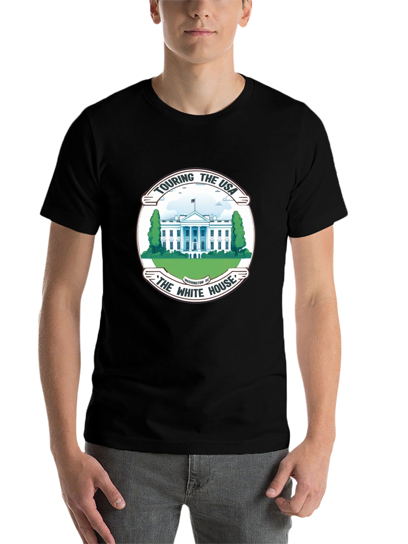 Touring the USA White House Graphic Tee
