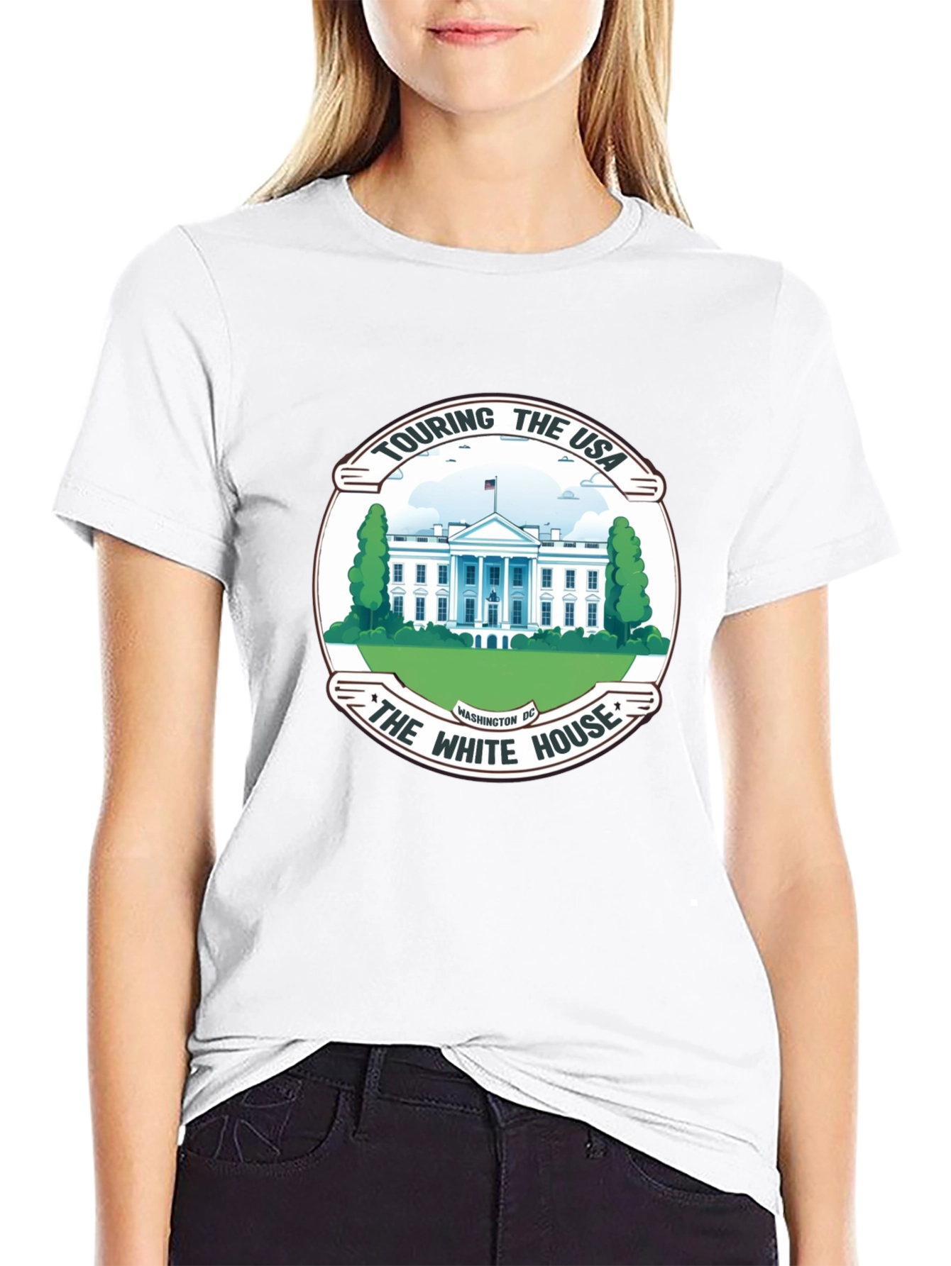Touring the USA White House Graphic Tee