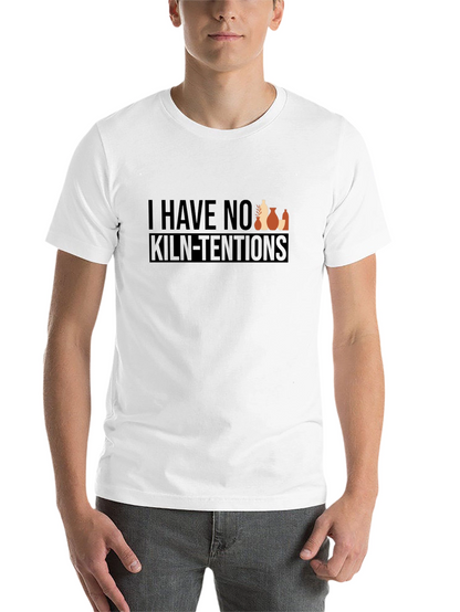 Pottery Humor T-Shirt - No Kiln-Tentions Graphic Tee