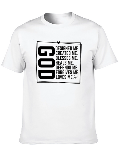 God Designed Me Graphic Tee - Religious Inspired Shirt
