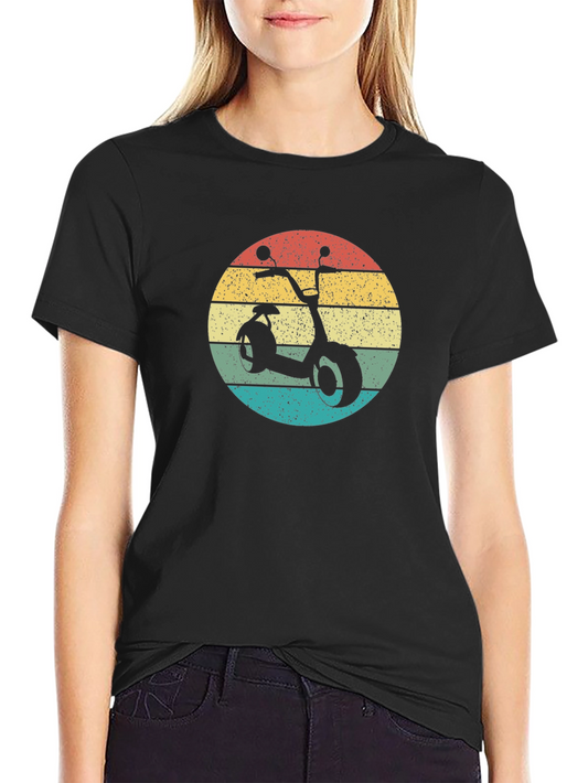 Retro Scooter T-Shirt - Vintage Style