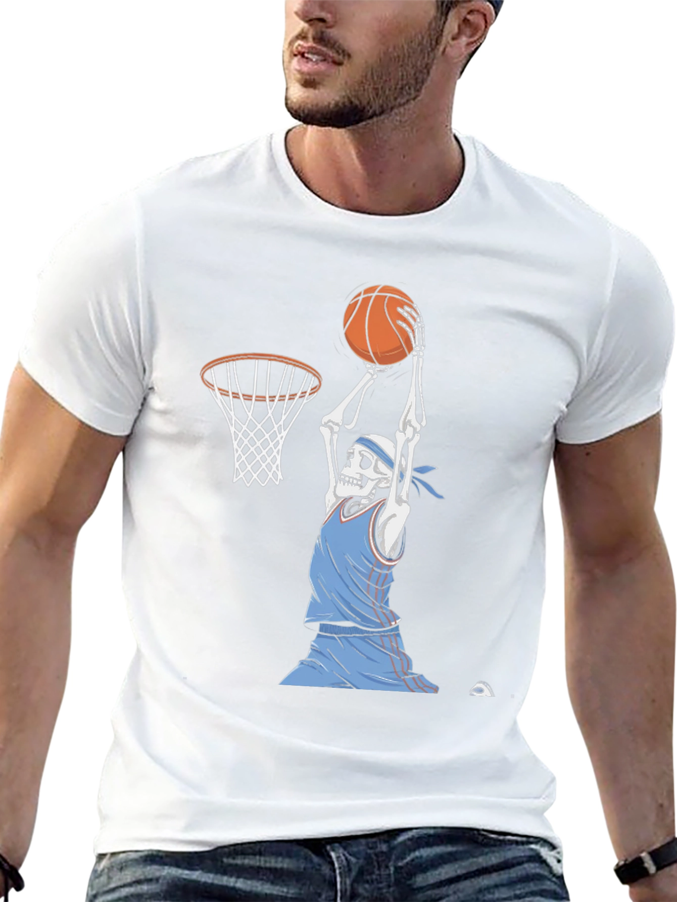 Skeleton Baller Graphic Tee