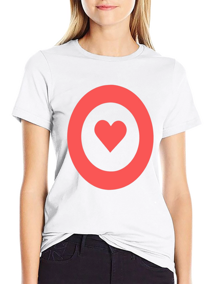 Heart Target T-Shirt - Love On Point