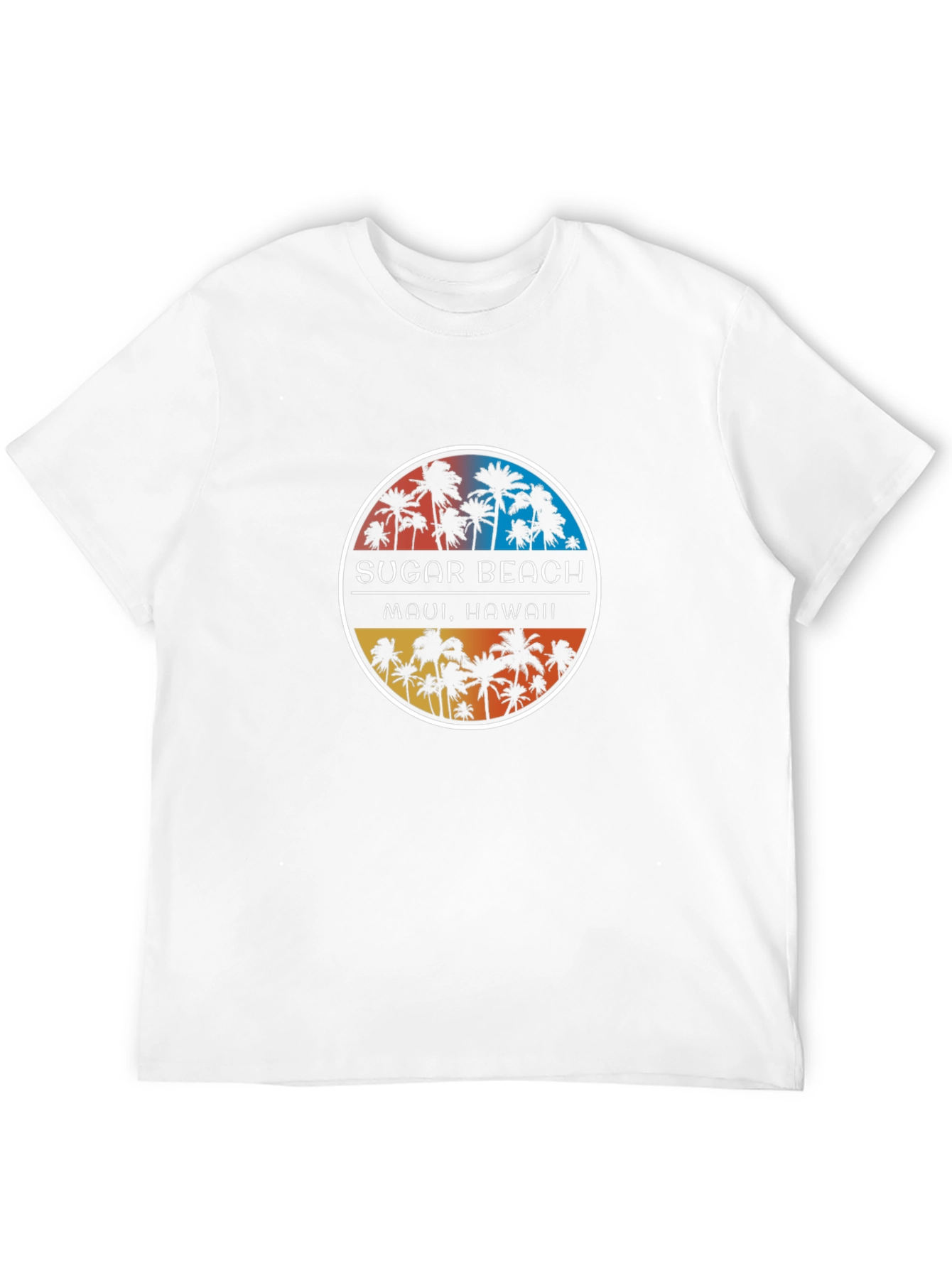 Sugar Beach Maui Hawaii Black T-Shirt