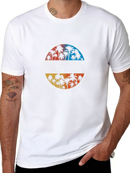 Sugar Beach Maui Hawaii Black T-Shirt