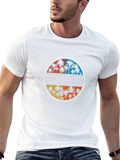 Sugar Beach Maui Hawaii Black T-Shirt