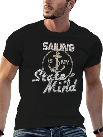 Sailing Is My State of Mind Graphic T-Shirt