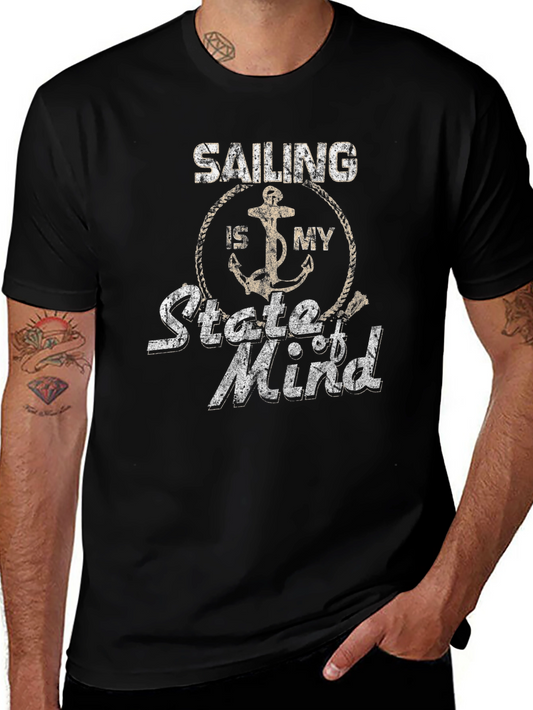 Sailing Is My State of Mind Graphic T-Shirt