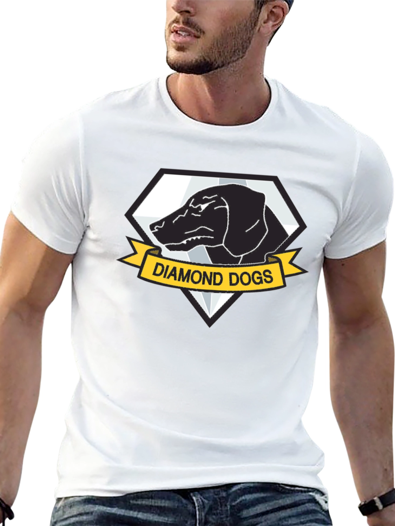 Diamond Dogs Graphic Black T-Shirt