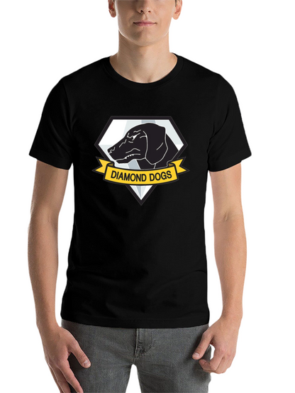 Diamond Dogs Graphic Black T-Shirt