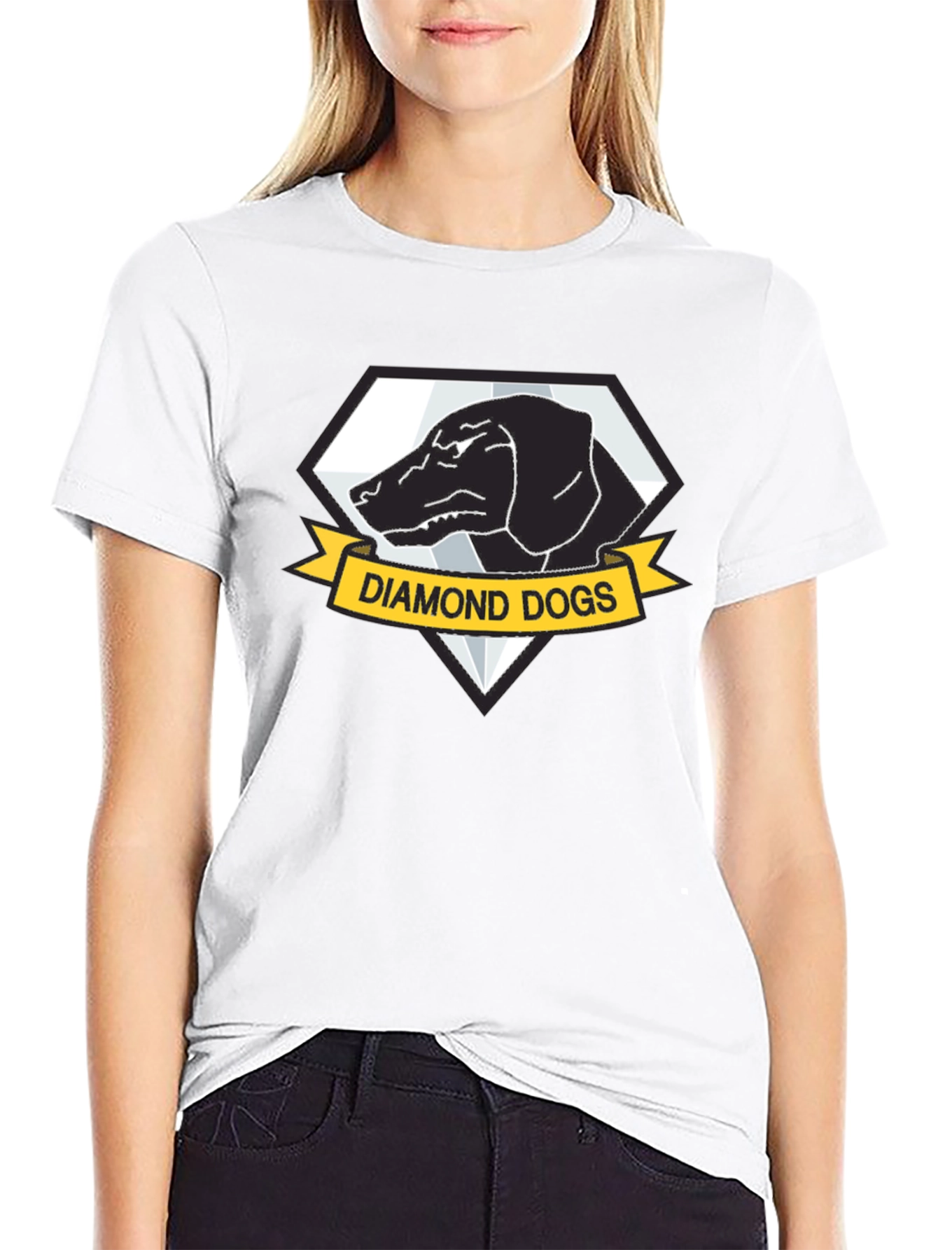 Diamond Dogs Graphic Black T-Shirt