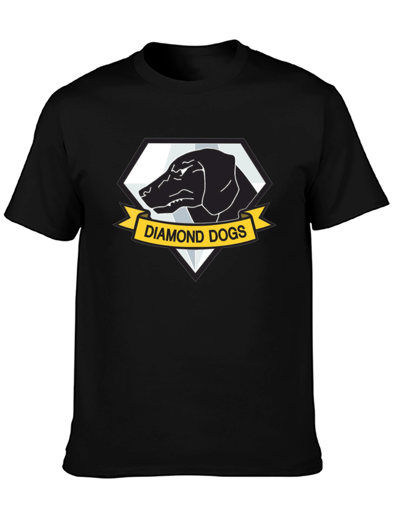 Diamond Dogs Graphic Black T-Shirt