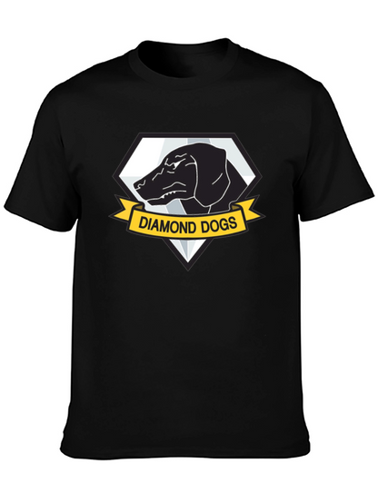 Diamond Dogs Graphic Black T-Shirt