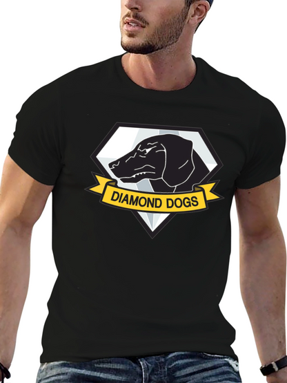 Diamond Dogs Graphic Black T-Shirt