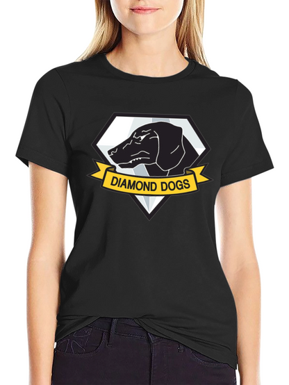 Diamond Dogs Graphic Black T-Shirt