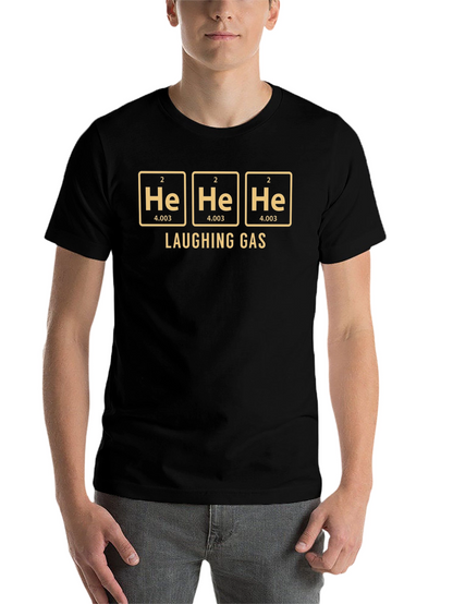 Laughing Gas Science T-Shirt Helium Chemistry Tee