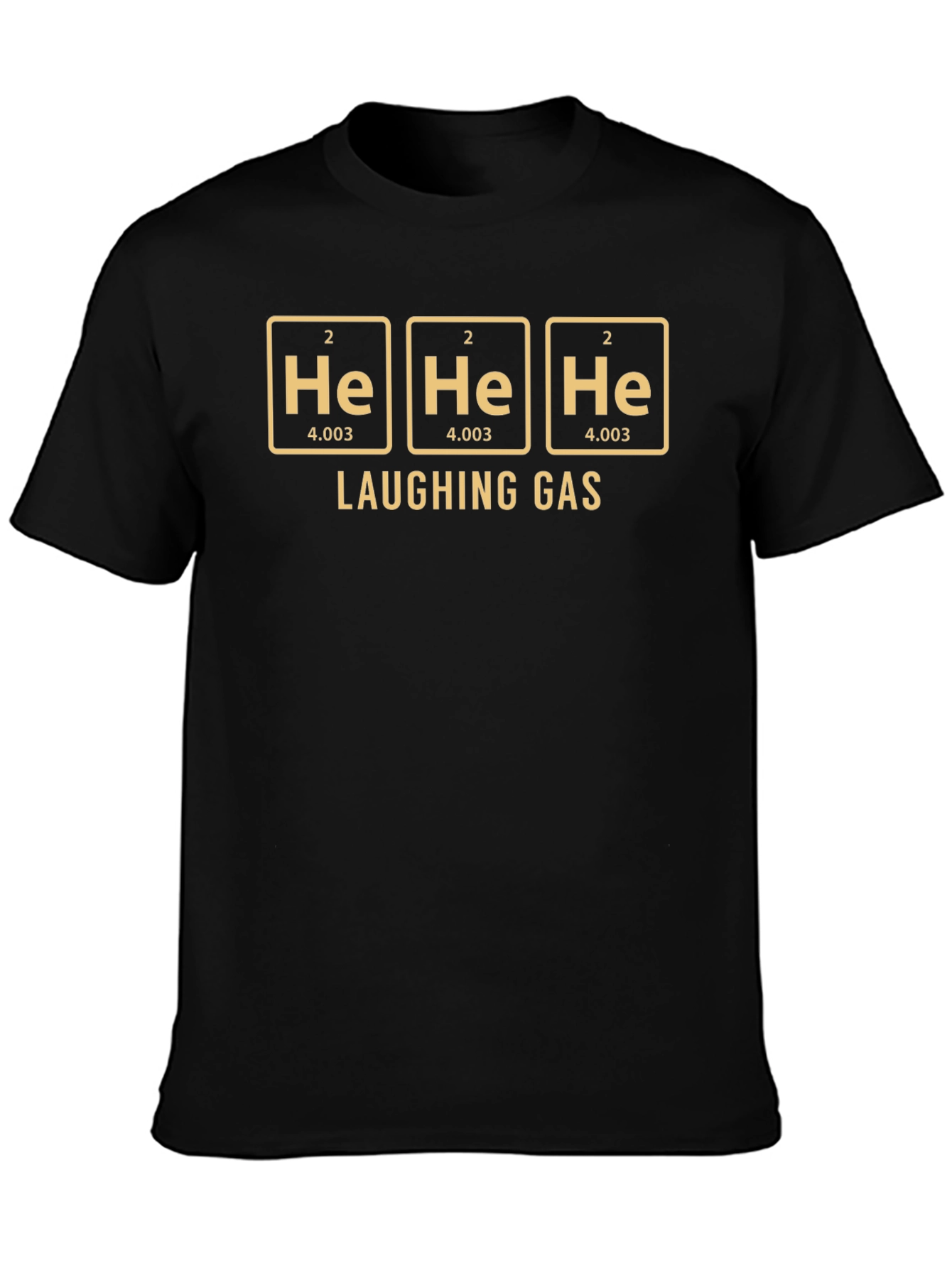 Laughing Gas Science T-Shirt Helium Chemistry Tee
