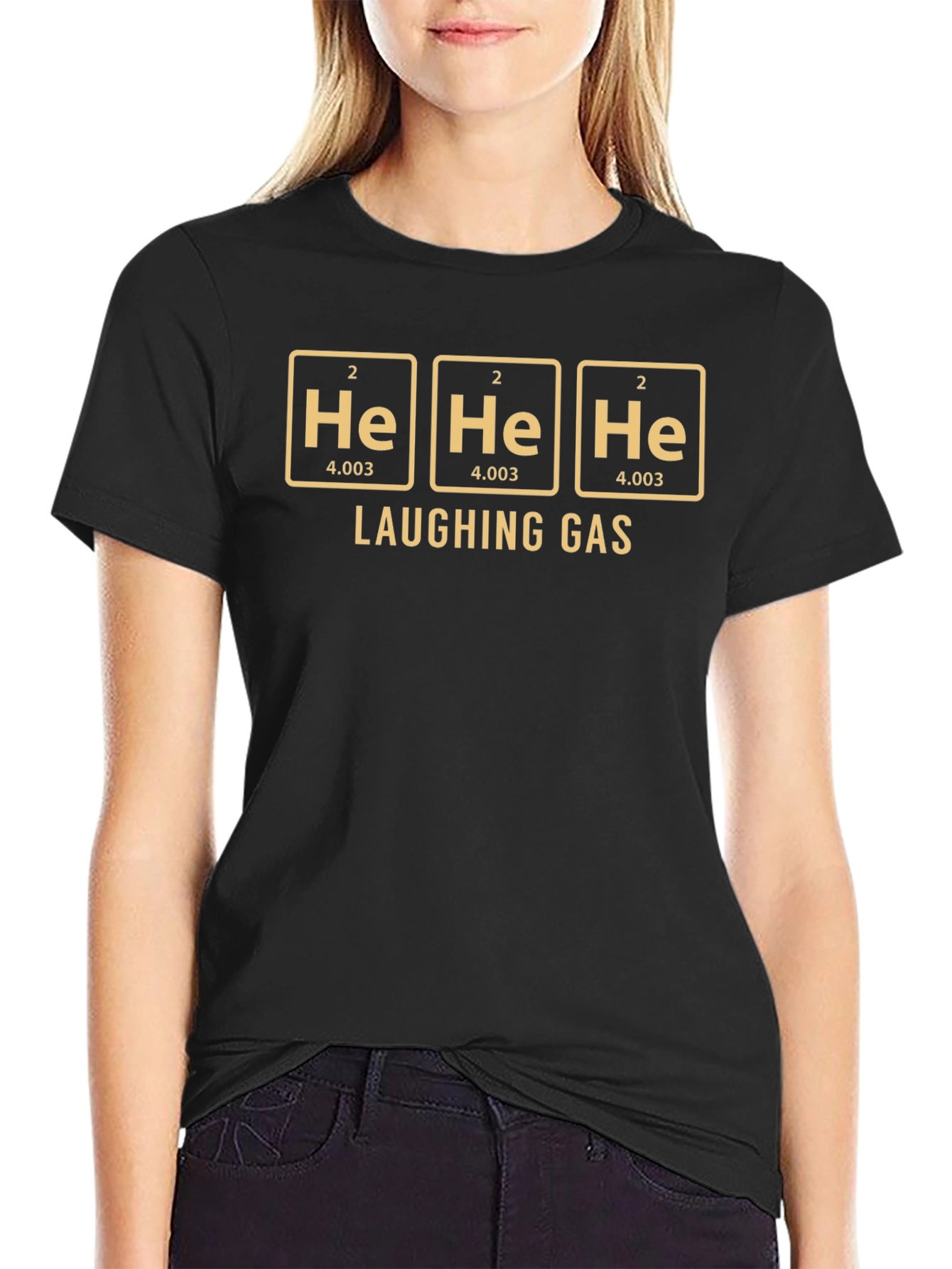 Laughing Gas Science T-Shirt Helium Chemistry Tee