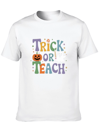 Trick or Teach Halloween Teacher T-Shirt